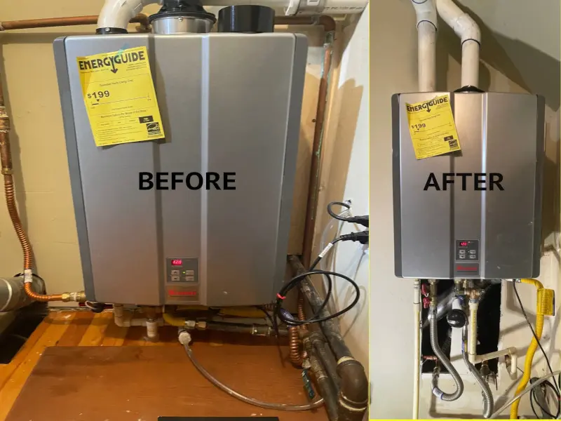 Lakewood Plumbing Tankless Water heater