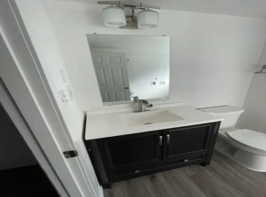 Spanaway Bathroom Sink Re-pipe and Fixture Install